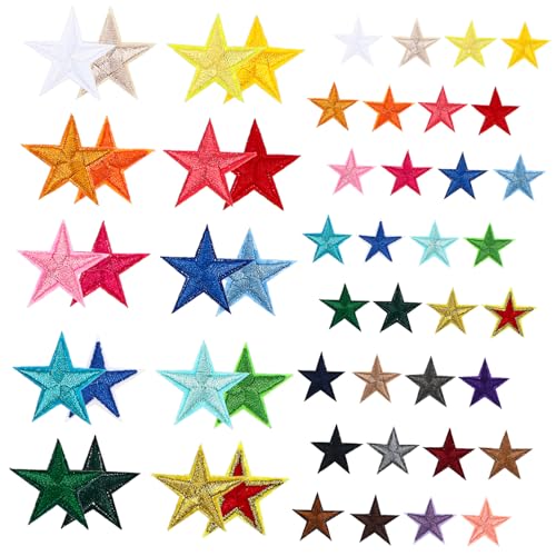 NUOBESTY 1 Packung Fünf Star Aufnäher zum Aufbügeln Farben Strapazierfähige Polyester Patches für Diy Projekte Kleidung Taschen und Kreative Bastelarbeiten NUOBESTY 1 Packung Fünf Star Aufnäher zum Aufbügeln Farben Strapazierfähige Polyester Patches für Diy Projekte Kleidung Taschen und Kreative Bastelarbeiten von NUOBESTY