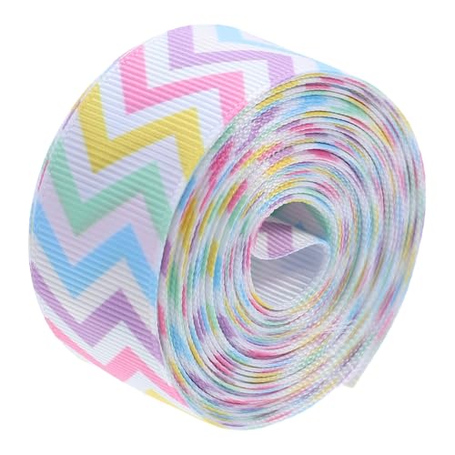 NUOBESTY 1 Rolle Breites Polyester Ribbon für Ostern Dekoratives Geschenkband mit Wellenmuster für Osterverpackungen und Festliche Anlässe Breit NUOBESTY 1 Rolle Breites Polyester Ribbon für Ostern Dekoratives Geschenkband mit Wellenmuster für Osterverpackungen und Festliche Anlässe Breit von NUOBESTY