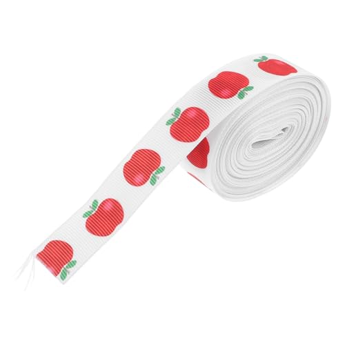 NUOBESTY 1 Rolle Dekoratives Gurtband Baumband Zum Lehrertag Abschlussfeier Geflochtenes Band Kranzband Für Blumen Geburtstagsbänder Geschenkband Für Bauernhofband Rotes von NUOBESTY