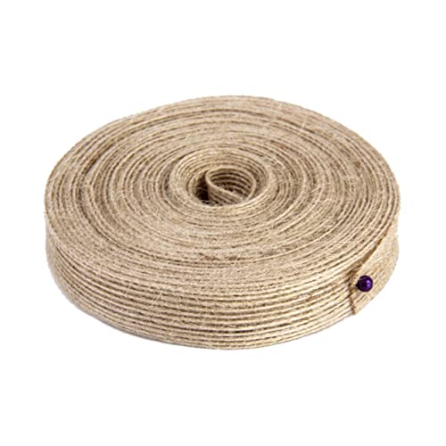 NUOBESTY 1 Rolle Fischseide -Leinenspitze Gurtband Jute -Band Bandgewebe Juteband aus Sackleinen NUOBESTY 1 Rolle Fischseide -Leinenspitze Gurtband Jute -Band Bandgewebe Juteband aus Sackleinen von NUOBESTY
