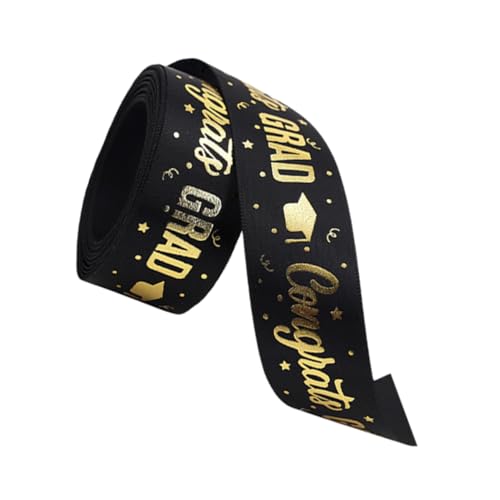 NUOBESTY 1 Rolle Graduationsband Dekoratives Geschenkband für Diy Bastelprojekte Partydekoration und Geschenkverpackung Yards Hochwertiges Langlebiges und Farbenfrohes Abschlussband NUOBESTY 1 Rolle Graduationsband Dekoratives Geschenkband für Diy Bastelprojekte Partydekoration und Geschenkverpackung Yards Hochwertiges Langlebiges und Farbenfrohes Abschlussband von NUOBESTY