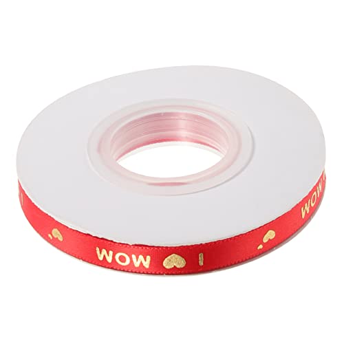 NUOBESTY 1 Rolle Muttertag Geschenkband mit Goldprägung Dekoratives Geschenkband für Blumensträuße Hochzeiten und DIY Projekte mit Herz Muster für Geschenkverpackungen und Bastelarbeiten NUOBESTY 1 Rolle Muttertag Geschenkband mit Goldprägung Dekoratives Geschenkband für Blumensträuße Hochzeiten und DIY Projekte mit Herz Muster für Geschenkverpackungen und Bastelarbeiten von NUOBESTY