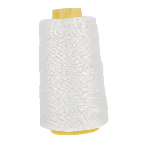 NUOBESTY 1 Rolle Nylonnähenfaden Nähgarn Elastischer Faden Zum Nähen Dicker Nähfaden Faden Zum Quilten Nylonfaden, Quiltgarn Für Nähmaschine Zubehör Für Nähmaschinen Häkelfaden Weiß von NUOBESTY
