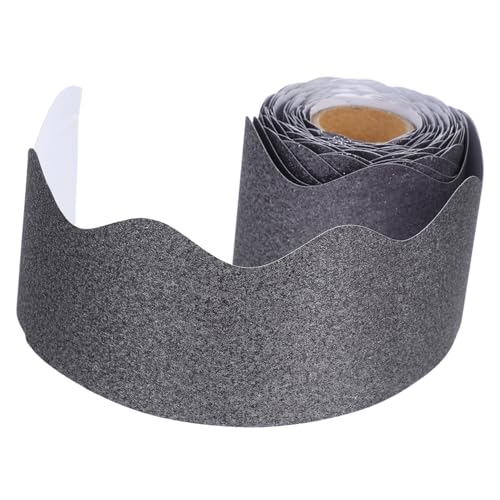 NUOBESTY 1 Rolle Tafel-rand-aufkleber Pinnwand Dekorationen Pinnwand- Tafelrand Glitzer-pinnwandränder Grenzabziehbild Festival-bordüre Schultafelgrenzen Im Klassenzimmer Grey Papier NUOBESTY 1 Rolle Tafel-rand-aufkleber Pinnwand Dekorationen Pinnwand- Tafelrand Glitzer-pinnwandränder Grenzabziehbild Festival-bordüre Schultafelgrenzen Im Klassenzimmer Grey Papier von NUOBESTY