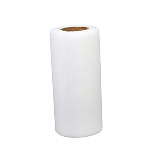 NUOBESTY 1 Rolle Tüllrolle für Hochzeitsdekoration Diy Tutu Bastelmaterial Weiß für Raumdekoration Brautvorhänge und NUOBESTY 1 Rolle Tüllrolle für Hochzeitsdekoration Diy Tutu Bastelmaterial Weiß für Raumdekoration Brautvorhänge und von NUOBESTY