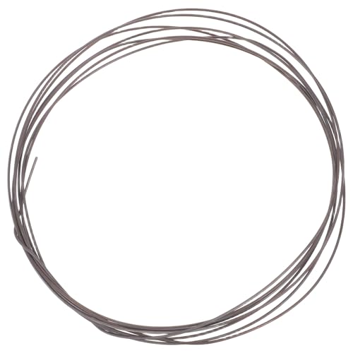 NUOBESTY 1 Rolle Wolframdraht: 5 m Wolframdraht für hohe Temperaturen zum Brennen von Keramikschmuck, Töpferwerkzeuge – hitzebeständig für das Handwerk von NUOBESTY