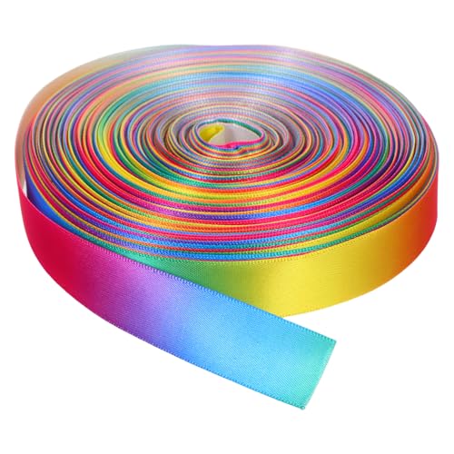 NUOBESTY 1 Rolle Yards Stoffband für Geschenkverpackung Blumenarrangements Hochzeiten Geburtstagsfeiern Einseitiges Farbenfrohes Satinband NUOBESTY 1 Rolle Yards Stoffband für Geschenkverpackung Blumenarrangements Hochzeiten Geburtstagsfeiern Einseitiges Farbenfrohes Satinband von NUOBESTY
