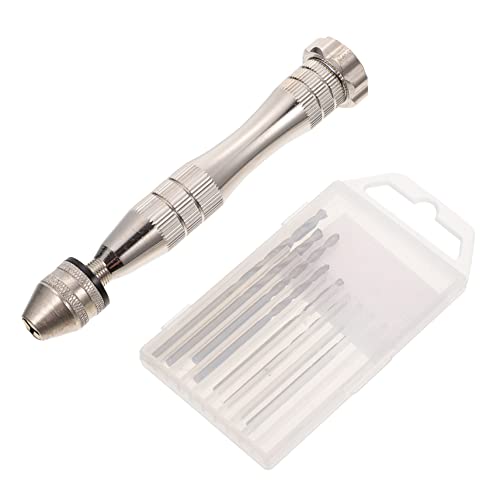 NUOBESTY 1 Satz Bohr- Und Schnitzwerkzeuge Puncher Schlüssel Schlagbohrer Loch Kleine Bastelbohrer Handwerkzeugbohrer Manueller Bohrer Aluminiumlegierung Silver NUOBESTY 1 Satz Bohr- Und Schnitzwerkzeuge Puncher Schlüssel Schlagbohrer Loch Kleine Bastelbohrer Handwerkzeugbohrer Manueller Bohrer Aluminiumlegierung Silver von NUOBESTY