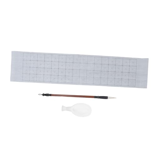 NUOBESTY 1 Satz Chinesische Kalligraphie Wiederverwendbare Wasser Schreibmatte mit Pinsel und Wasserbehälter für Anfänger und Schüler Teiliges Set von NUOBESTY