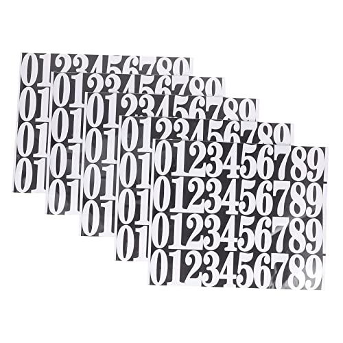 NUOBESTY 1 Satz Digitale Aufkleber Reflektierend Außen Mailbox -adressnummern Adressnummern Für Postfach Mailboxnummern Selbstklebender Aufkleber Mit Briefkastennummern Pvc Schwarz 5blätter NUOBESTY 1 Satz Digitale Aufkleber Reflektierend Außen Mailbox -adressnummern Adressnummern Für Postfach Mailboxnummern Selbstklebender Aufkleber Mit Briefkastennummern Pvc Schwarz 5blätter von NUOBESTY