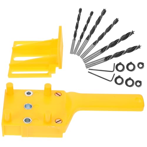 NUOBESTY 1 Satz Dowel Locator Holzbohrwerkzeug für Präzises Bohren von Geraden Löchern Handheld Holzverbindungsbohrer für Tischlerarbeiten Teiliges Tragbar und Leicht NUOBESTY 1 Satz Dowel Locator Holzbohrwerkzeug für Präzises Bohren von Geraden Löchern Handheld Holzverbindungsbohrer für Tischlerarbeiten Teiliges Tragbar und Leicht von NUOBESTY