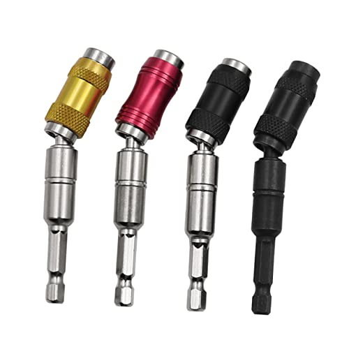 NUOBESTY 1 Satz Electric Bohrer Treiberverlängerungsstange Drehbarer Bohrerhalter Schnellwechsel-schraubendreher-bithalter Schwenkbare Bitspitzenhalter Magnetischer Bit Stahl 4 Stück NUOBESTY 1 Satz Electric Bohrer Treiberverlängerungsstange Drehbarer Bohrerhalter Schnellwechsel-schraubendreher-bithalter Schwenkbare Bitspitzenhalter Magnetischer Bit Stahl 4 Stück von NUOBESTY