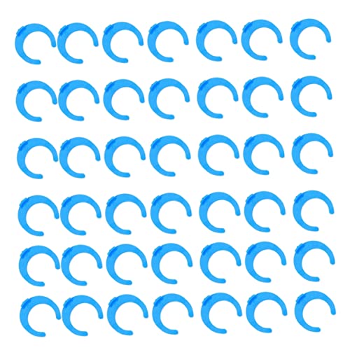 NUOBESTY 1 Satz Für Wasserreiniger Verschlussklemmen Für Wasserreiniger Klemme Für Wasserreiniger Aqua Sicherungsclip Für Wasserfilter Wasserstopp-clip Plastik Blau 100 Stück von NUOBESTY