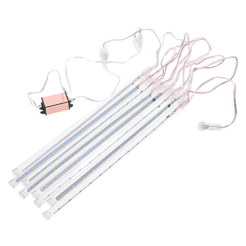 NUOBESTY 1 Satz Gartenbeleuchtung weihnachtsdeko hängendes Lichtdekor Außenlampendekor Patch farbiges Licht fallende Regenlichter dekorative Außenlampe hof lampe PVC von NUOBESTY