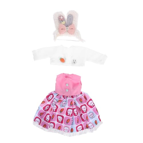 NUOBESTY 1 Satz Gemeinsame Puppenkleidung Bjd-puppenkörper Bjd Puppen Kleidung Puppenkleidung Puppenoutfits Puppenzubehör Babypuppenkleidung Polyester von NUOBESTY