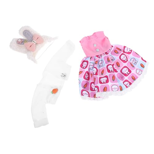 NUOBESTY 1 Satz Gemeinsame Puppenkleidung puppenoutfits Puppenkleidung und Accessoires Minipuppenkleidung Zubehör für Babypuppen bjd Puppen Kleidung Polyester von NUOBESTY