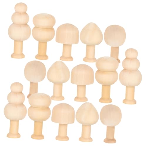 NUOBESTY 1 Satz Hölzerne Kleine Pilzanhänger Weihnachten Winzig Weihnachtsschmuck Selber Machen Weihnachtsbaum -ornamente Miniatur Wald Bemalbare Ornamente Unfertige Diy-holzbäume 15 Stück NUOBESTY 1 Satz Hölzerne Kleine Pilzanhänger Weihnachten Winzig Weihnachtsschmuck Selber Machen Weihnachtsbaum -ornamente Miniatur Wald Bemalbare Ornamente Unfertige Diy-holzbäume 15 Stück von NUOBESTY