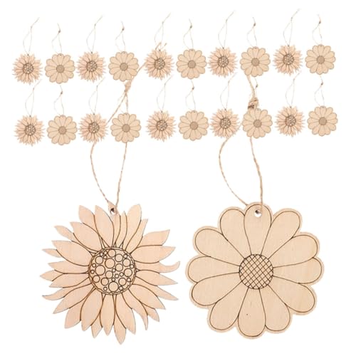 NUOBESTY 1 Satz Holzblumen Bastelset Unbehandelte Holzblüten Ausschnitte für Diy Malen und Kreative Projekte für Dekorationen NUOBESTY 1 Satz Holzblumen Bastelset Unbehandelte Holzblüten Ausschnitte für Diy Malen und Kreative Projekte für Dekorationen von NUOBESTY