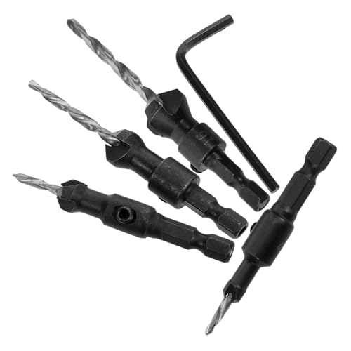 NUOBESTY 1 Satz Holzbohrer Teiliges Sechskant Countersink Bohrer für Holzverarbeitung Splitter Bohrer für Effizientes Holzspalten Langlebig und Verschleißfest Kompatibel mit Verschiedenen NUOBESTY 1 Satz Holzbohrer Teiliges Sechskant Countersink Bohrer für Holzverarbeitung Splitter Bohrer für Effizientes Holzspalten Langlebig und Verschleißfest Kompatibel mit Verschiedenen von NUOBESTY