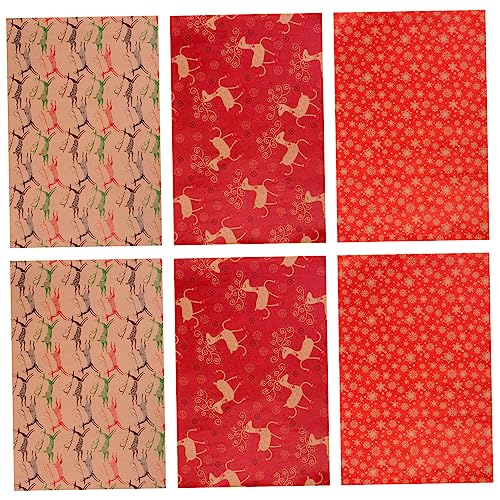 NUOBESTY 1 Satz Kraft-geschenkpapier Paketpapier Packpapier Geschenktueten Met Geschenkset Geschenkpapier Für Geschenkpapier Aus Bastelpapier Weihnachtsverpackungspapier Kraftpapier 6 Stück NUOBESTY 1 Satz Kraft-geschenkpapier Paketpapier Packpapier Geschenktueten Met Geschenkset Geschenkpapier Für Geschenkpapier Aus Bastelpapier Weihnachtsverpackungspapier Kraftpapier 6 Stück von NUOBESTY
