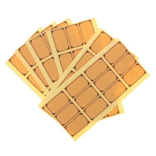 NUOBESTY 1 Satz Kraftpapier Etiketten für Flaschen Selbstklebende Weinlabel Sticker Vielseitige Beschriftung für Gläser Flaschen und für Besondere Anlässe und Haushaltsgebrauch NUOBESTY 1 Satz Kraftpapier Etiketten für Flaschen Selbstklebende Weinlabel Sticker Vielseitige Beschriftung für Gläser Flaschen und für Besondere Anlässe und Haushaltsgebrauch von NUOBESTY
