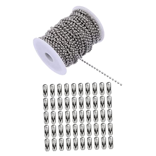 NUOBESTY 1 Satz Kugelkette Verlängerung mit Buckles Lange Kette für DIY Schmuckherstellung Deckenventilator Wandlampen und Anhänger Langlebig und Verstellbar von NUOBESTY