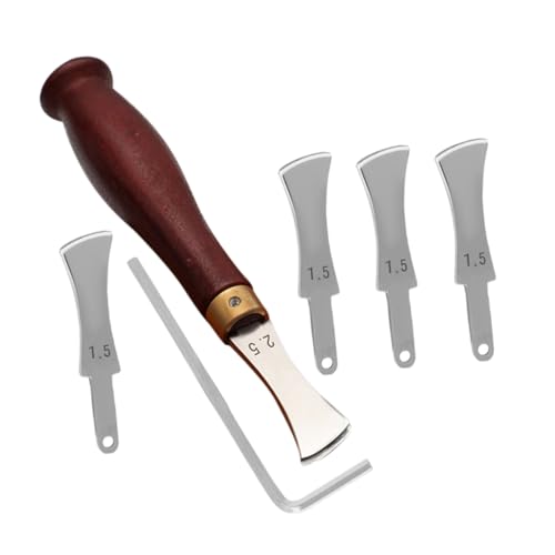 NUOBESTY 1 Satz Lederwerkzeuge Ledernahtstanze Lederkantenfalter Modellierwerkzeuge Für Lederhandwerk Werkzeug Zum Markieren Von Lederkanten Diy-werkzeug Für Lederhandwerk Holz von NUOBESTY
