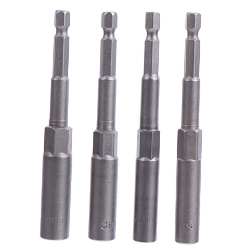 NUOBESTY 1 Satz Magnetische Chargenkopfhülle Verlängerung Werkzeug Ärmel Metrisch Magnetische Bohrerhalter Magnetische Bithalter Bohrbitstufer Chrom-vanadium-legierter Stahl Silber 4 Stück NUOBESTY 1 Satz Magnetische Chargenkopfhülle Verlängerung Werkzeug Ärmel Metrisch Magnetische Bohrerhalter Magnetische Bithalter Bohrbitstufer Chrom-vanadium-legierter Stahl Silber 4 Stück von NUOBESTY