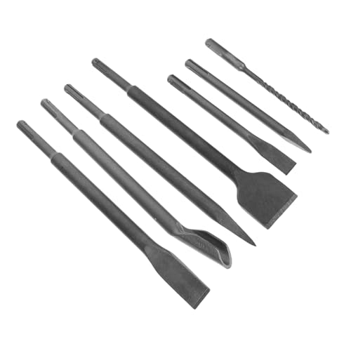 NUOBESTY 1 Satz Meißel Elektrik -pickel -set Holzspalter-bohrer Holzspaltbohrer Bohrer Holzspalter Holzlochbohrer Ersatz Zweiseitiges Schraubendreherbit Holzspalter Bohren Grey Stahl von NUOBESTY