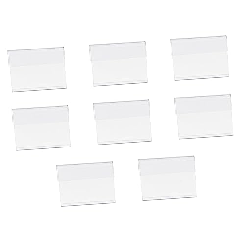 NUOBESTY 1 Satz Preisschild Etikettenhalter Anzeige Clip Für Korbetiketten Inhaber Transparentes Etikett Preisaufsteller Buisiness Die Ad Geschäft Werbung Supermarktpreis Plastik 10 Stück von NUOBESTY