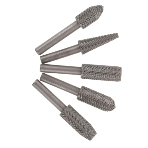 NUOBESTY 1 Satz Rotationsstahldatei Eingestellt Rotationsfeile Holzbearbeitung Schleifen Stahlgravurbohrer Erweiterte Rotationsdatei Rotary Tool Accessoires Kit 45 Stahl Schwarz 5 Stück NUOBESTY 1 Satz Rotationsstahldatei Eingestellt Rotationsfeile Holzbearbeitung Schleifen Stahlgravurbohrer Erweiterte Rotationsdatei Rotary Tool Accessoires Kit 45 Stahl Schwarz 5 Stück von NUOBESTY