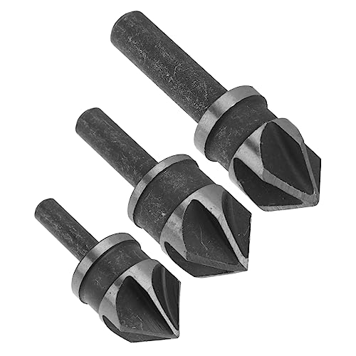 NUOBESTY 1 Satz Runde Griff Holzbearbeitung Fase Holzbeschaffung Bohrbohrung Deburr -tool Für Löcher Countersink Kammernbohrer Anfasbit Stahl Mit Hohem Kohlenstoffgehalt Schwarz 3 Stück NUOBESTY 1 Satz Runde Griff Holzbearbeitung Fase Holzbeschaffung Bohrbohrung Deburr -tool Für Löcher Countersink Kammernbohrer Anfasbit Stahl Mit Hohem Kohlenstoffgehalt Schwarz 3 Stück von NUOBESTY