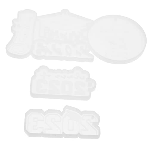 NUOBESTY 1 Satz Schlüsselanhänger Mold Für Abschlussfeier Diy Kappen Anhänger Form Für Epoxidharz Bastelprojekte Leicht Zu Entformen Reinigen 3 Stück von NUOBESTY