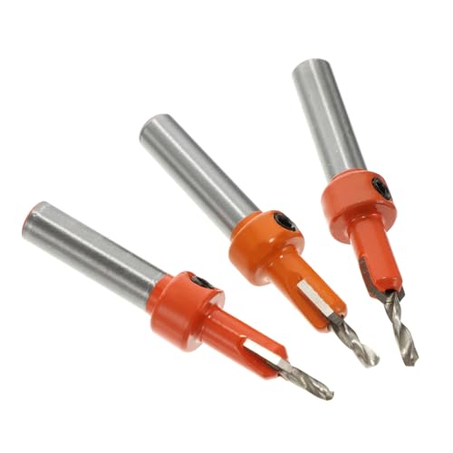 NUOBESTY 1 Satz Senkbohrer Granit Loch Kernbohrer Gegenversinken Bohren Holzbearbeitung Versenken Fase Anfasfräser Mittelschlag Spiralbohrer Orange Hochgeschwindigkeitsstahl 3 Stück NUOBESTY 1 Satz Senkbohrer Granit Loch Kernbohrer Gegenversinken Bohren Holzbearbeitung Versenken Fase Anfasfräser Mittelschlag Spiralbohrer Orange Hochgeschwindigkeitsstahl 3 Stück von NUOBESTY