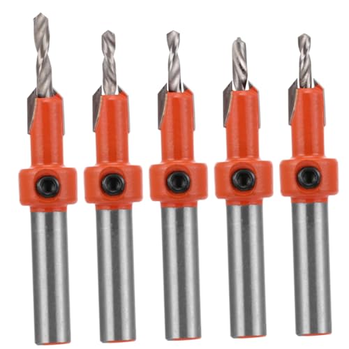 NUOBESTY 1 Satz Senkbohrer Schlüssel Fase Holzbearbeitung Senkerbohrer Schalter Versenken Countersink Kammernbohrer Orange Hochgeschwindigkeitsstahl 5 Stück NUOBESTY 1 Satz Senkbohrer Schlüssel Fase Holzbearbeitung Senkerbohrer Schalter Versenken Countersink Kammernbohrer Orange Hochgeschwindigkeitsstahl 5 Stück von NUOBESTY