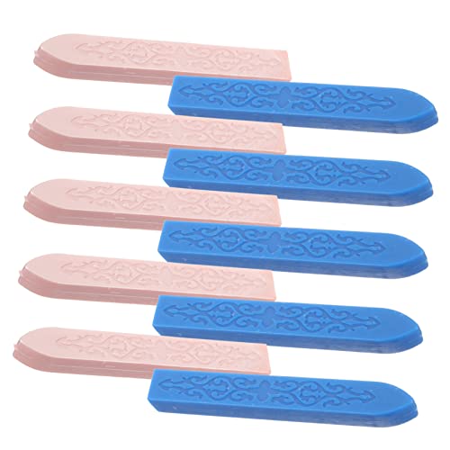 NUOBESTY 1 Satz Siegelwachs Sticks Für Diy Bastelprojekte Umweltfreundliche Vielseitige Wachsstempel Für Einladungen Briefe Und Mehr Lotusrosa 10 Stück NUOBESTY 1 Satz Siegelwachs Sticks Für Diy Bastelprojekte Umweltfreundliche Vielseitige Wachsstempel Für Einladungen Briefe Und Mehr Lotusrosa 10 Stück von NUOBESTY