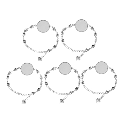 NUOBESTY 1 Satz Teiliges Armband Lünette Mit Rillenabdeckung Für Diy Schmuckherstellung Blanko Armreifen Für Kreative Gestaltung Und Langlebige Dekoration 5 Stück NUOBESTY 1 Satz Teiliges Armband Lünette Mit Rillenabdeckung Für Diy Schmuckherstellung Blanko Armreifen Für Kreative Gestaltung Und Langlebige Dekoration 5 Stück von NUOBESTY