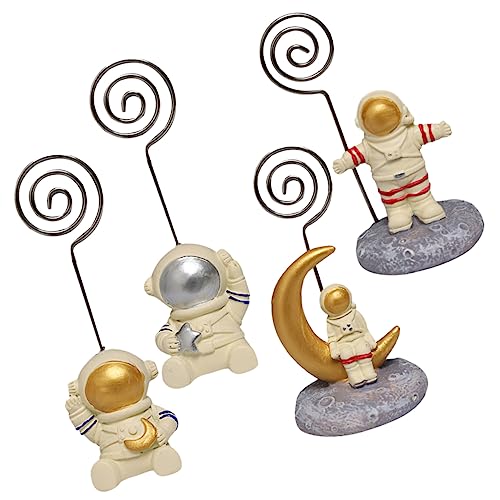 NUOBESTY 1 Satz Teiliges Astronauten Clips für Tischdekoration Halter für Notizen Karten und Bilder für Hochzeiten Partys von NUOBESTY