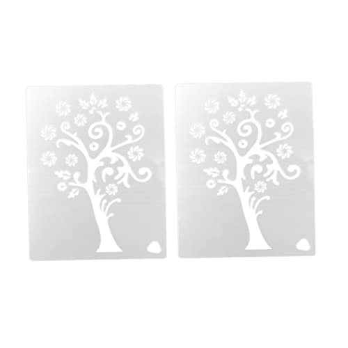NUOBESTY 1 Satz Teiliges Handgemachte Graffiti Schablonen Für Diy Malerei Baum Muster Langlebigem Für Wandgestaltung Und Kreative Projekte 5 Stück von NUOBESTY