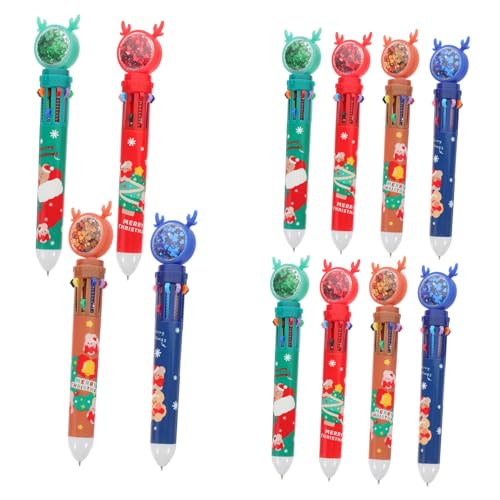 NUOBESTY 1 Satz Teiliges Niedlicher Weihnachts Kugelschreiber Ergonomisch Reibungslos Schreibend Für Schüler Büro Schule Und Kreative Weihnachtsgeschenke 12 Stück NUOBESTY 1 Satz Teiliges Niedlicher Weihnachts Kugelschreiber Ergonomisch Reibungslos Schreibend Für Schüler Büro Schule Und Kreative Weihnachtsgeschenke 12 Stück von NUOBESTY