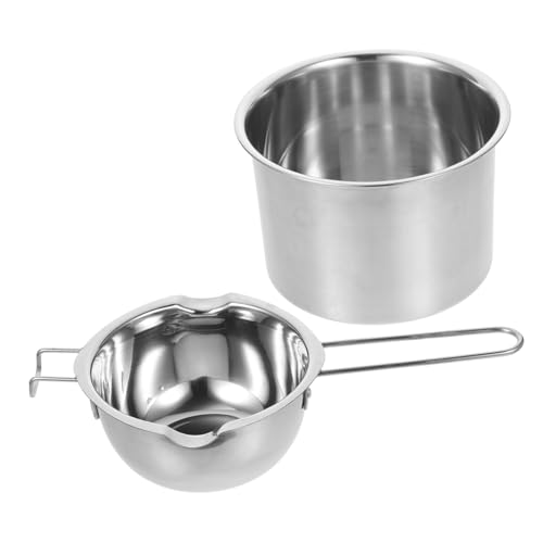 NUOBESTY Doppelkessel Mit Ergonomischem Griff Schmelztiegel Für Schokolade Butter Süßigkeiten Und Käse Mit Schneller Gleichmäßiger Hitze NUOBESTY Doppelkessel Mit Ergonomischem Griff Schmelztiegel Für Schokolade Butter Süßigkeiten Und Käse Mit Schneller Gleichmäßiger Hitze von NUOBESTY