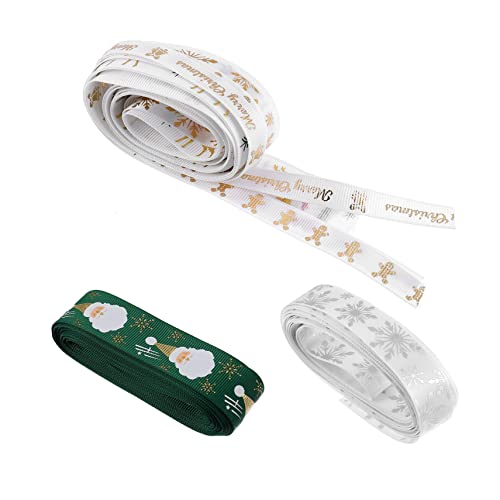 NUOBESTY 1 Satz Weihnachtsband Geschenkband Ribbon Geschenksband Schneeflockenband Weihnachtskranz Schleife Weihnachten Türdekorationen Baum Band Für Band Für Diy Polyester 7 Stück NUOBESTY 1 Satz Weihnachtsband Geschenkband Ribbon Geschenksband Schneeflockenband Weihnachtskranz Schleife Weihnachten Türdekorationen Baum Band Für Band Für Diy Polyester 7 Stück von NUOBESTY