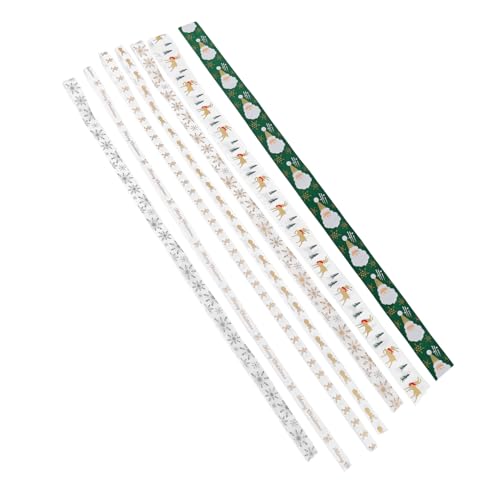 NUOBESTY 1 Satz Weihnachtsband Stoffband Ripsband Schleife Weihnachtskugel Weihnachtsdekorationen Tür Geschenkband Ribbon Band Zum Verpacken Von Geschenken Verpackungsband Polyester 7 Stück NUOBESTY 1 Satz Weihnachtsband Stoffband Ripsband Schleife Weihnachtskugel Weihnachtsdekorationen Tür Geschenkband Ribbon Band Zum Verpacken Von Geschenken Verpackungsband Polyester 7 Stück von NUOBESTY