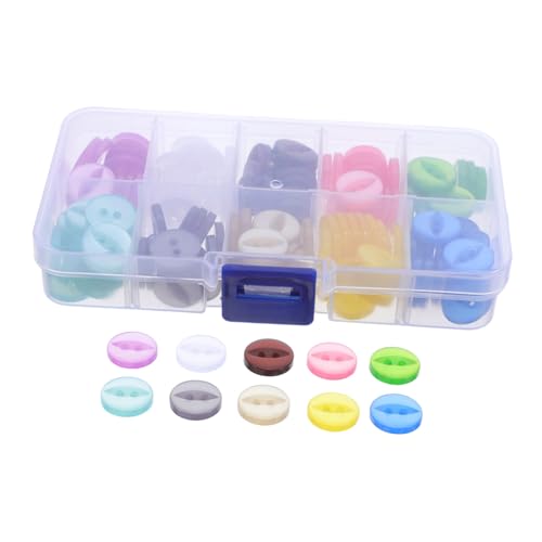 NUOBESTY 1 Schachtel Bunte Fisheyeknöpfe für Nähen Diy Handwerksprojekte Scrapbooking Kleidung Dekorative Kleidungselemente NUOBESTY 1 Schachtel Bunte Fisheyeknöpfe für Nähen Diy Handwerksprojekte Scrapbooking Kleidung Dekorative Kleidungselemente von NUOBESTY