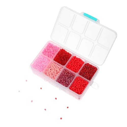 NUOBESTY 1 Schachtel Bunte Perlen Kleine Spacer Perlen für Schmuckherstellung DIY Armbänder Halsketten Ohrringe Basteln Mädchen NUOBESTY 1 Schachtel Bunte Perlen Kleine Spacer Perlen für Schmuckherstellung DIY Armbänder Halsketten Ohrringe Basteln Mädchen von NUOBESTY