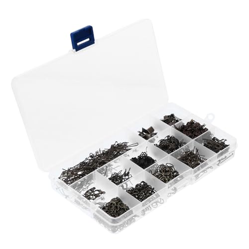 NUOBESTY 1 Schachtel DIY Ohrhaken Ohrring Zubehör Antik Bronze Schmuckherstellung Ohranhänger Basteln Kreativ und Robust zum Selbermachen und Reparieren von Ohrringen Große Menge für von NUOBESTY