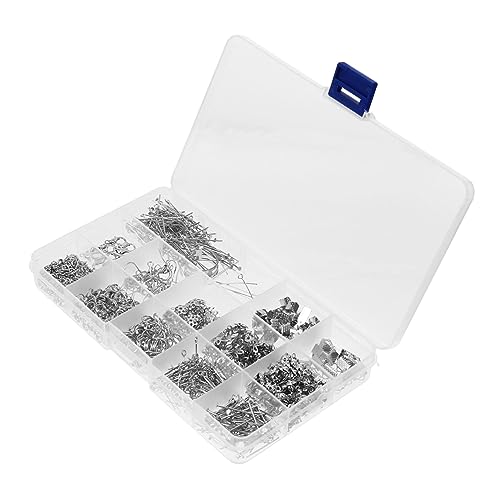 NUOBESTY 1 Schachtel DIY Ohrhaken Schmuck Zubehör Set Ohrstecker Verschluss Ersatz für Ohrring Herstellung Langlebig Leichter Ohrschmuck Basteln für DIY Ohrringe und Reparatur NUOBESTY 1 Schachtel DIY Ohrhaken Schmuck Zubehör Set Ohrstecker Verschluss Ersatz für Ohrring Herstellung Langlebig Leichter Ohrschmuck Basteln für DIY Ohrringe und Reparatur von NUOBESTY