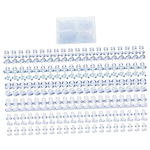 NUOBESTY 1 Schachtel Einfache Silikon Ohrring Verschlüsse im Set Hypoallergen Langlebig für DIY Schmuckherstellung und Vielseitig für Ohrstecker NUOBESTY 1 Schachtel Einfache Silikon Ohrring Verschlüsse im Set Hypoallergen Langlebig für DIY Schmuckherstellung und Vielseitig für Ohrstecker von NUOBESTY