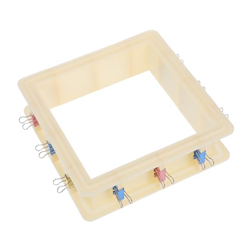 NUOBESTY 1 Set Silikon-formenbausatz: Verstellbarer Formgehäusesatz Für Diy-harzkerzen Und -seifen - Kunststoffrahmen Mit Für Die Herstellung Von Silikonrahmen NUOBESTY 1 Set Silikon-formenbausatz: Verstellbarer Formgehäusesatz Für Diy-harzkerzen Und -seifen - Kunststoffrahmen Mit Für Die Herstellung Von Silikonrahmen von NUOBESTY