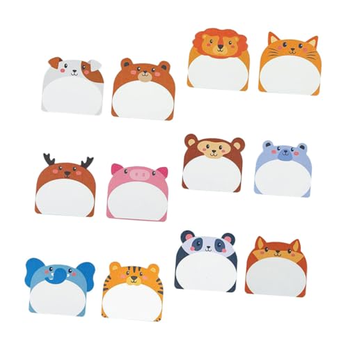 NUOBESTY 1 Set Süße Notizblöcke Mit Tiermotiven Notizblock Süße Selbstklebende Notizblöcke Süße Notizblöcke Mit Tiermotiven Dekorative Notizblöcke Süße Klebrige Notizblöcke Kawaii NUOBESTY 1 Set Süße Notizblöcke Mit Tiermotiven Notizblock Süße Selbstklebende Notizblöcke Süße Notizblöcke Mit Tiermotiven Dekorative Notizblöcke Süße Klebrige Notizblöcke Kawaii von NUOBESTY